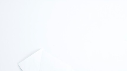 Minimalist White Paper Composition: A Serene, Clean Aesthetic