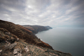 view from the top of the cliff
