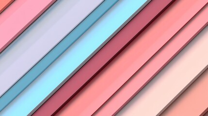 Fototapeta premium Colorful abstract background with diagonal stripes in pastel shades created for artistic design and decoration
