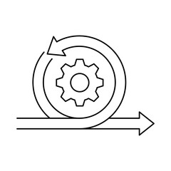 Agile Loop – Gear Representing Adaptive and Iterative Processes