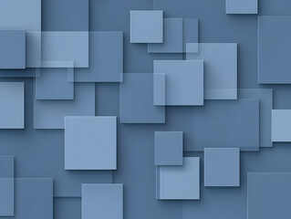 Obraz premium Abstract 3D Blue Square Background
