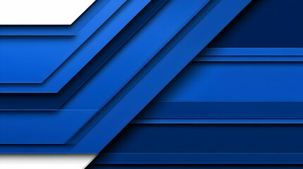 Obraz premium Abstract Blue Geometric Background Illustration