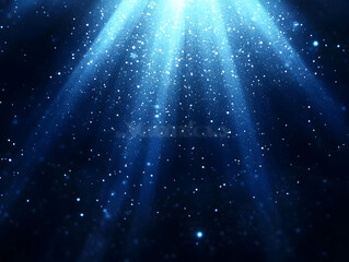 Blue Sparkle Abstract Background