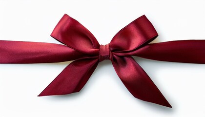 red bow isolated on white background