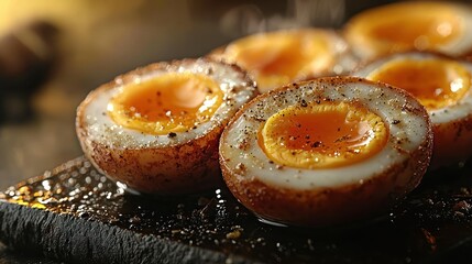 Delicious Spicy Ajitsuke Tamago: Perfectly Cooked Soy Sauce Eggs