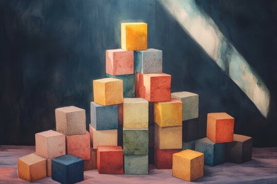 The Color Coded Blocks, Autism Spectrum Disorder ASD