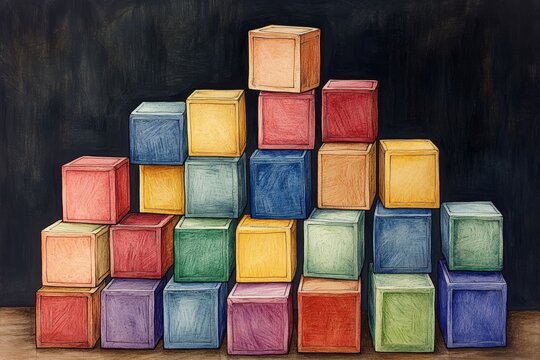 The Color Coded Blocks, Autism Spectrum Disorder ASD