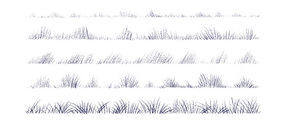 Texture grass. Crayon drawn board. Vector pastel