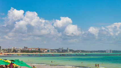 Fototapeta premium praia tropical brasileira alagoas Maceió 
