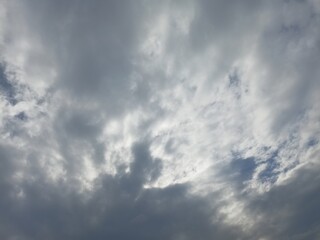 Summer blue sky and clear with no clouds. blue sky cloud gradient light white background