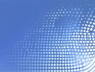 Naklejka premium Abstract Blue Dotted Background Illustration