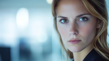 Obraz premium businesswoman, woman looking at camera generative ai
