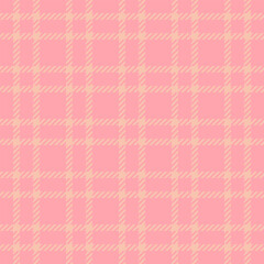 Pretty pink and peach plaid pattern.  Perfect for textile design, website backgrounds, or scrapbooking.  Soft, subtle colors create a delicate and feminine aesthetic.