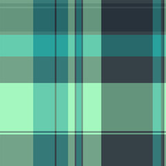 Stylish teal and mint green plaid pattern.  Perfect for textile design, website backgrounds, or fashion projects.  Clean, modern aesthetic offers versatile applications.
