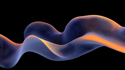 Obraz premium Abstract 3D Wave Background