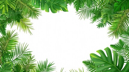 Fir Leaf Christmas Decoration Frame Border Background for Festive Designs