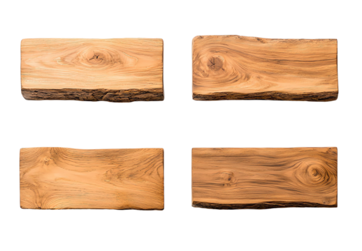 A collection of beautifully crafted wooden blocks showcasing the natural grain and texture of the wood. Ideal for showcasing craftsmanship, design, or rustic decor concepts.