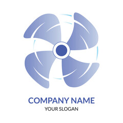 Electric Fan Logo Sign Ceiling Fan Design