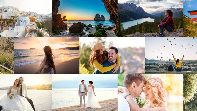 Creative Portfolio Multi Panel Image Collage Showreel