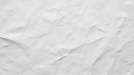 Background, white crumpled paper. White recycled craft paper texture as background.