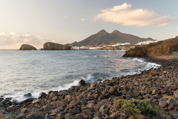 Cabo de Gata-Níjar Maritime-Terrestrial Natural Park. Isleta del Moro, Almeria