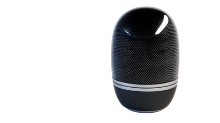 A virtual assistant device isolated on white background