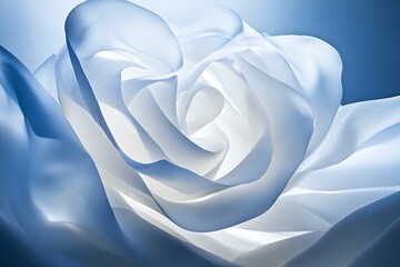 Delicate Blue and White Fabric Texture