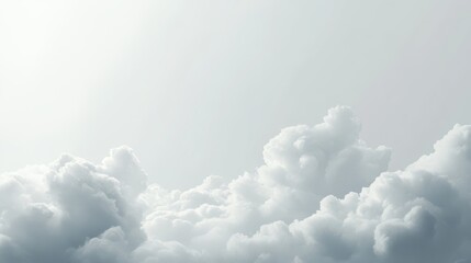 Cloudy Gray Sky with Sunbeam Peek, perfect for weather or landscape background use