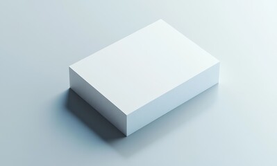 Minimalist White and Gray Business Card Background with Ultrathin Lines for Corporate Identity