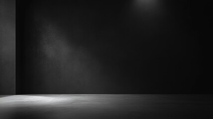 Dark Minimalistic Background with Soft Light for Presentation and Innovation Use