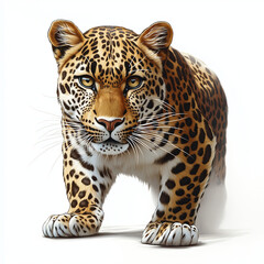 Obraz premium bengal tiger isolated on white background