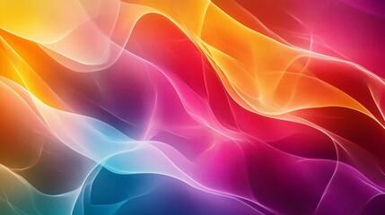 Obraz premium Abstract Colorful Waves Flowing Design