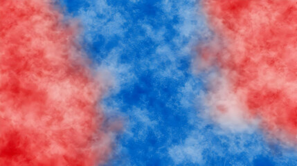 Obraz premium Red Blue Abstract Cloud Background