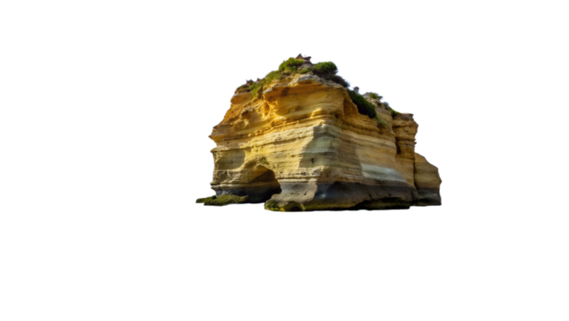 mineral stone isolated on white background