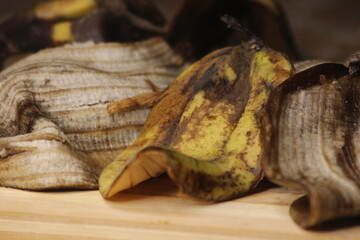 Banana Peels Close Up