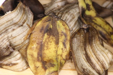 Banana Peels Close Up