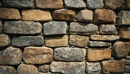 Obraz premium rich textures of a rustic stone wall