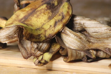 Banana Peels Close Up