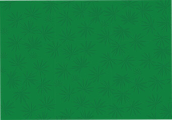 Chamaerops leaves seamless patterm. Vector chamaerops leaves on green background. Seamless foliage pattern for textiles, textures, prints and simple backgrounds. Flat design. EPS 10