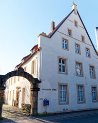 Architectural monument in Warburg, Germany, Museum in the Stern, probably built in 1340 as a noble residence