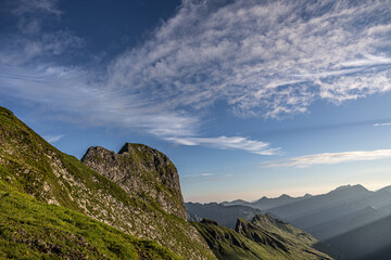 Obraz premium Blick zum Schneck