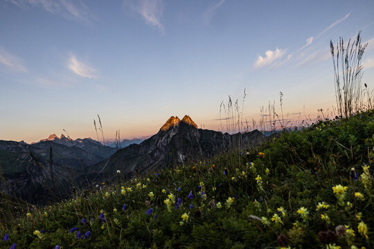 H&ouml;fats im Morgenlicht