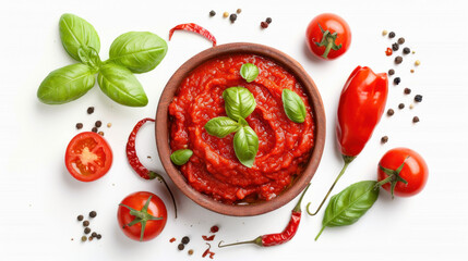 tomato sauce with basil
