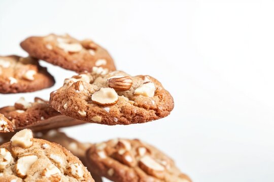 Assortment of baked goods on wooden skewers, perfect for parties or snacks