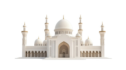 Fototapeta premium Stunning white mosque