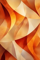 Obraz premium Abstract geometric pattern with warm earthy tones and subtle overlapping shapes