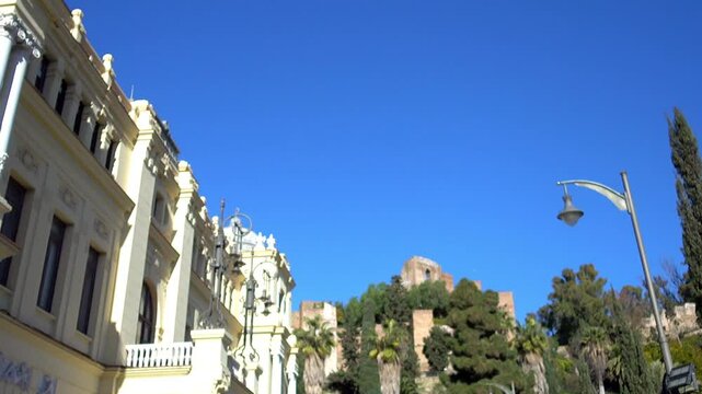 Town Hall (Ayuntamiento) in city of Malaga, Spain