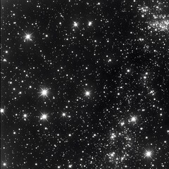 Obraz premium Vast expanse of the night sky filled with stars and clusters shines brightly over the universe