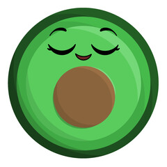 fruit with an emotion