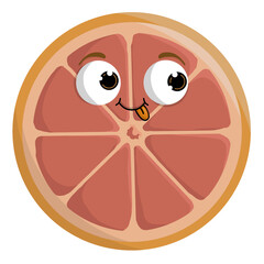 fruit with an emotion